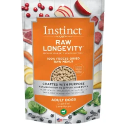 Raw Longevity Freeze-Dried Grass-Fed Lamb Recipe Adult Dog Food