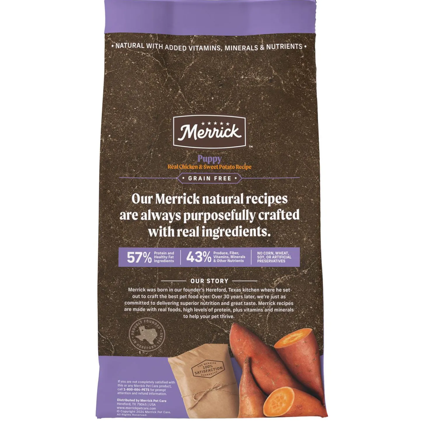 Real Chicken + Sweet Potato Recipe Puppy Dog Food