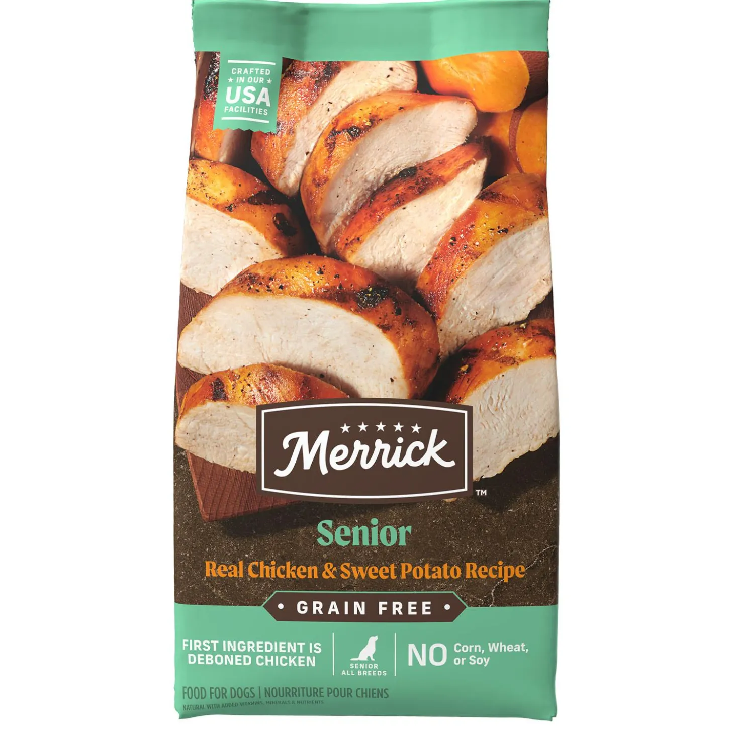 Real Chicken + Sweet Potato Recipe Senior Dog Food