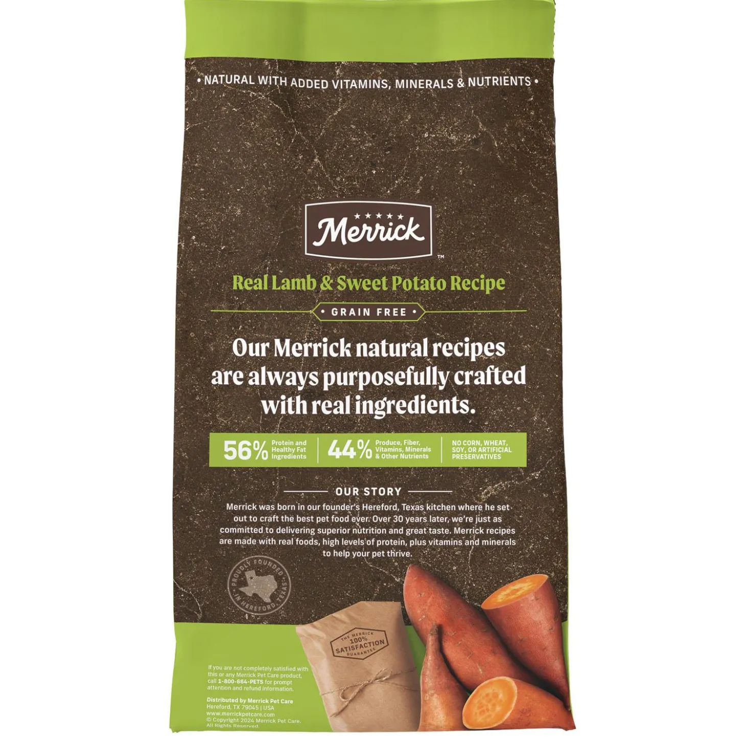 Real Lamb + Sweet Potato Recipe Adult Dog Food