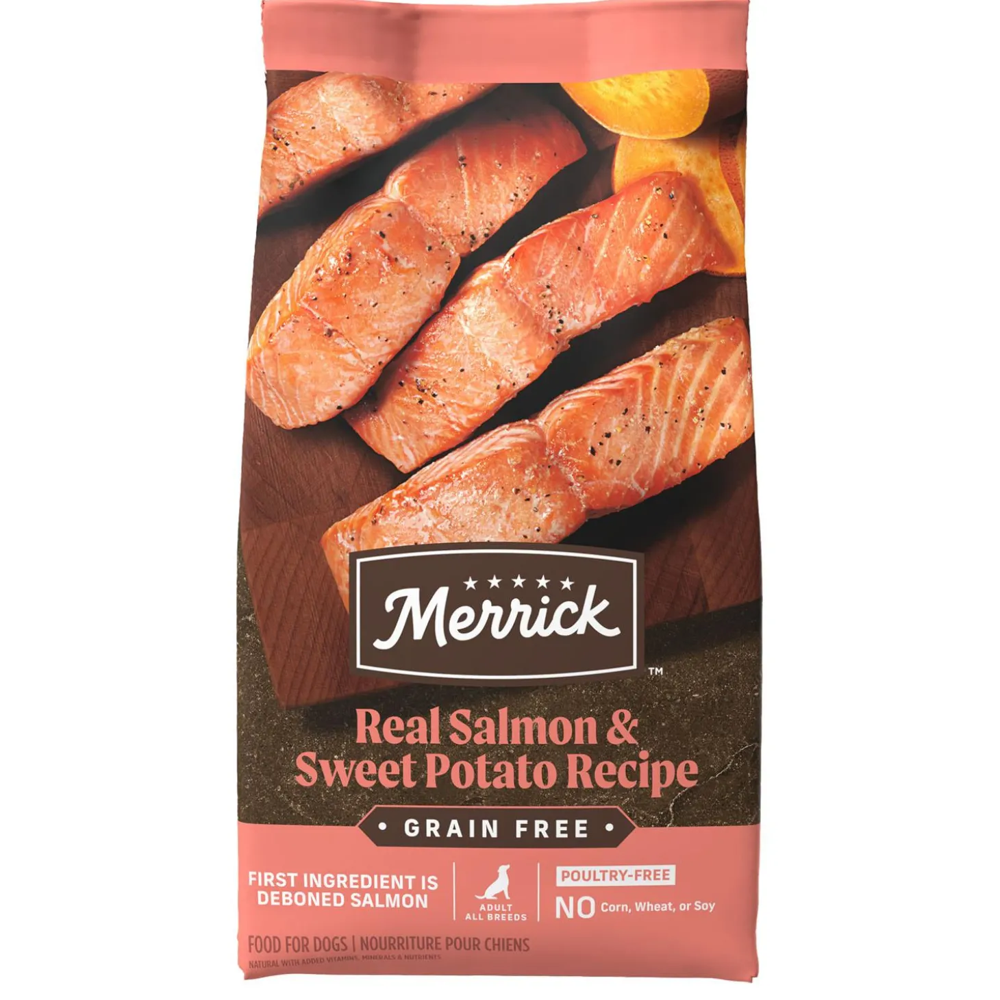 Real Salmon + Sweet Potato Recipe Adult Dog Food