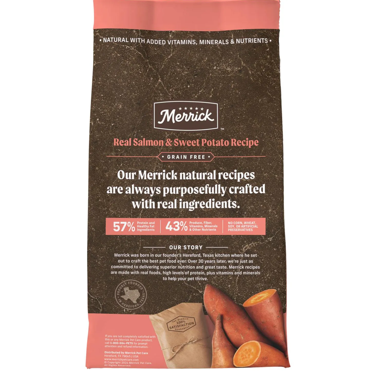 Real Salmon + Sweet Potato Recipe Adult Dog Food