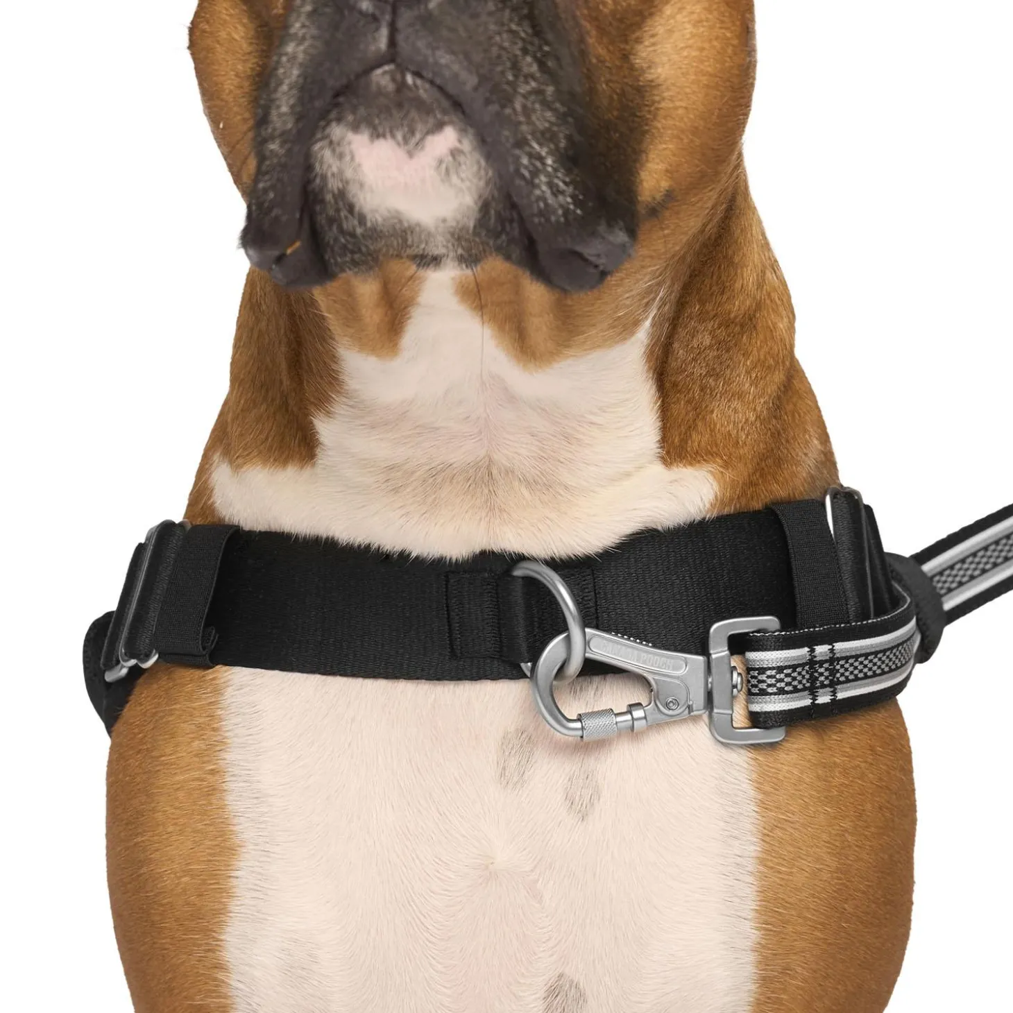 Re-Direct Black & Grey Dog Harness