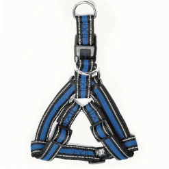 Reflective Air Mesh Step-In Blue Dog Harness
