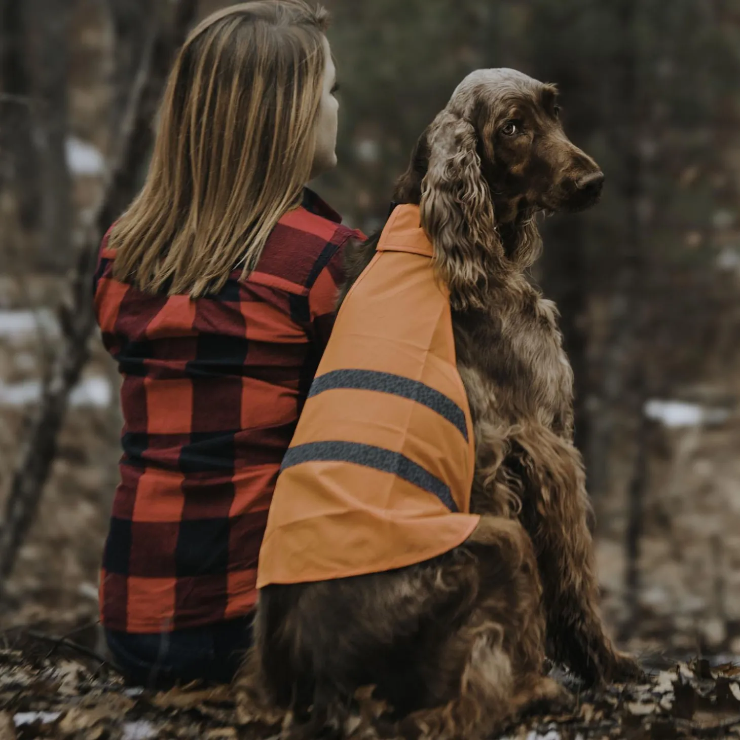 Reflective Safety Neon Orange Vest
