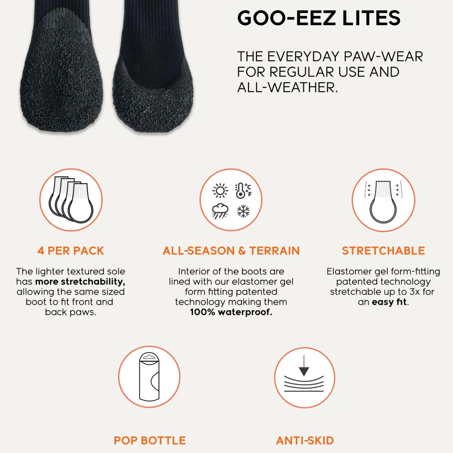 Regular All Season All Terrain Camo Dog Boots