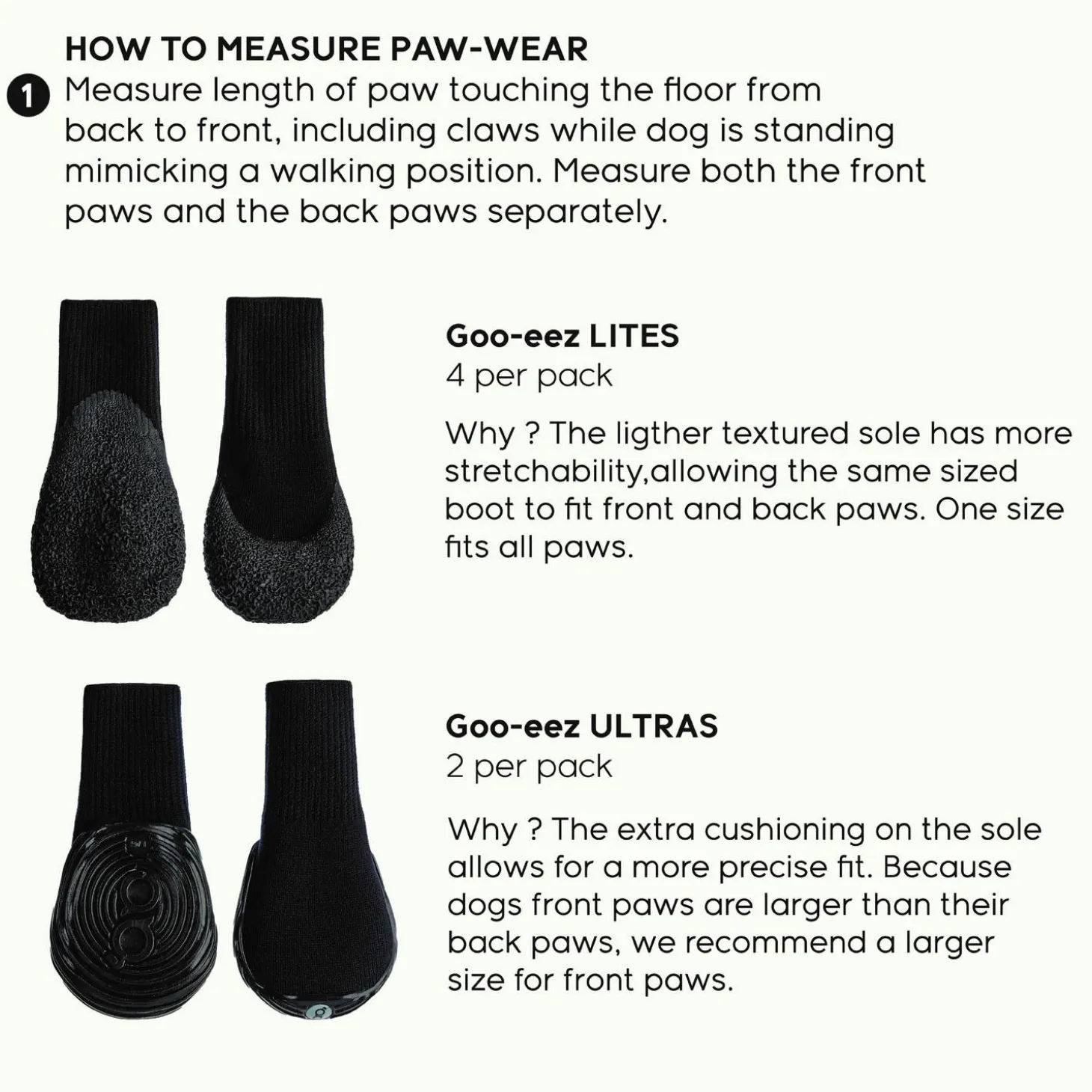 Regular All Season All Terrain Black Dog Boots