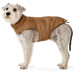 Reversible Brown Puffer Vest