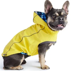 Reversible Elasto-Fit Yellow & Blue Raincoat
