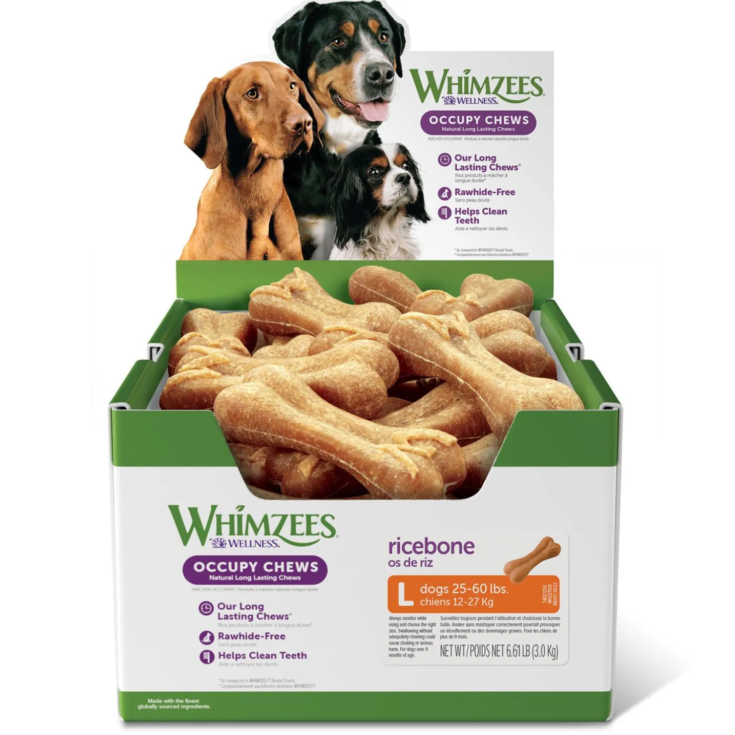 Rice Bone Large Chew Dog Treat