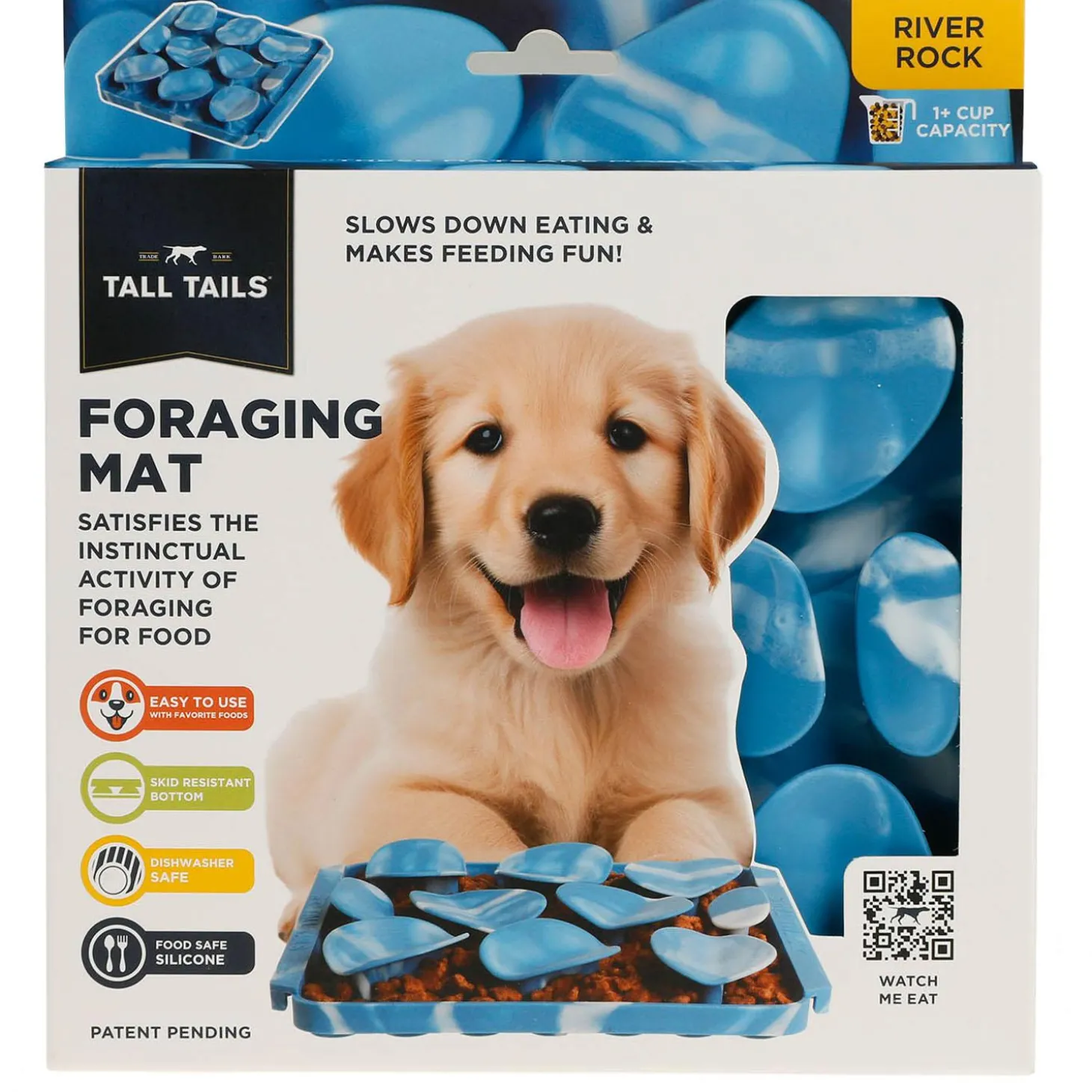 River Rock Blue Foraging Mat