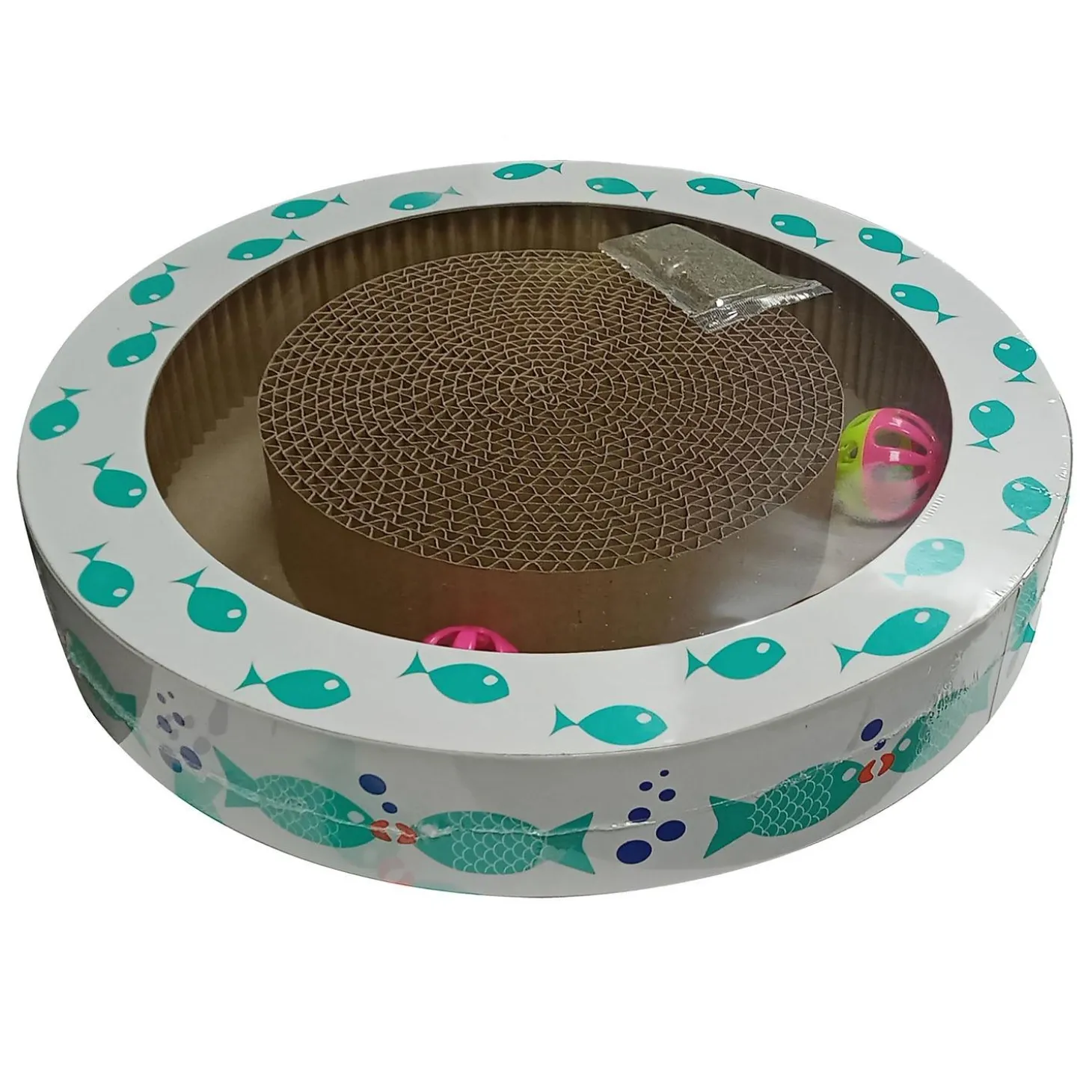 Round Scratch n' Play Cat Scratcher