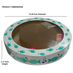 Round Scratch n' Play Cat Scratcher