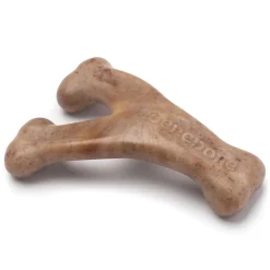 Rubber Bone & Bacon Wishbone Puppy Dog Toy