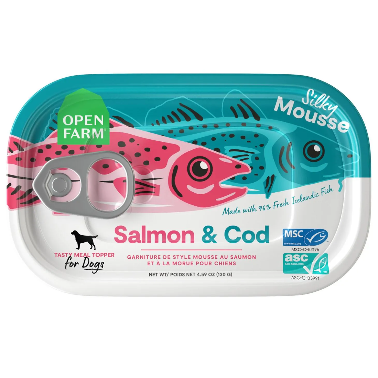Salmon & Cod Mousse Dog Food Topper
