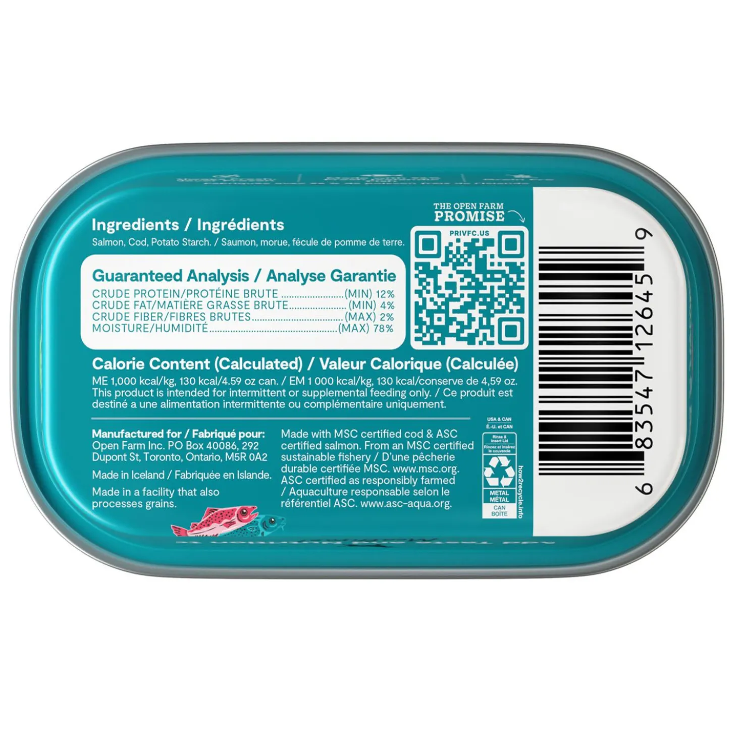 Salmon & Cod Mousse Dog Food Topper