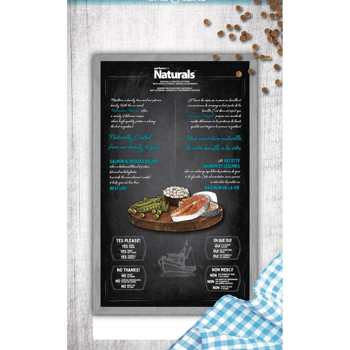 Salmon & Veggies Recipe Adult Cat Food