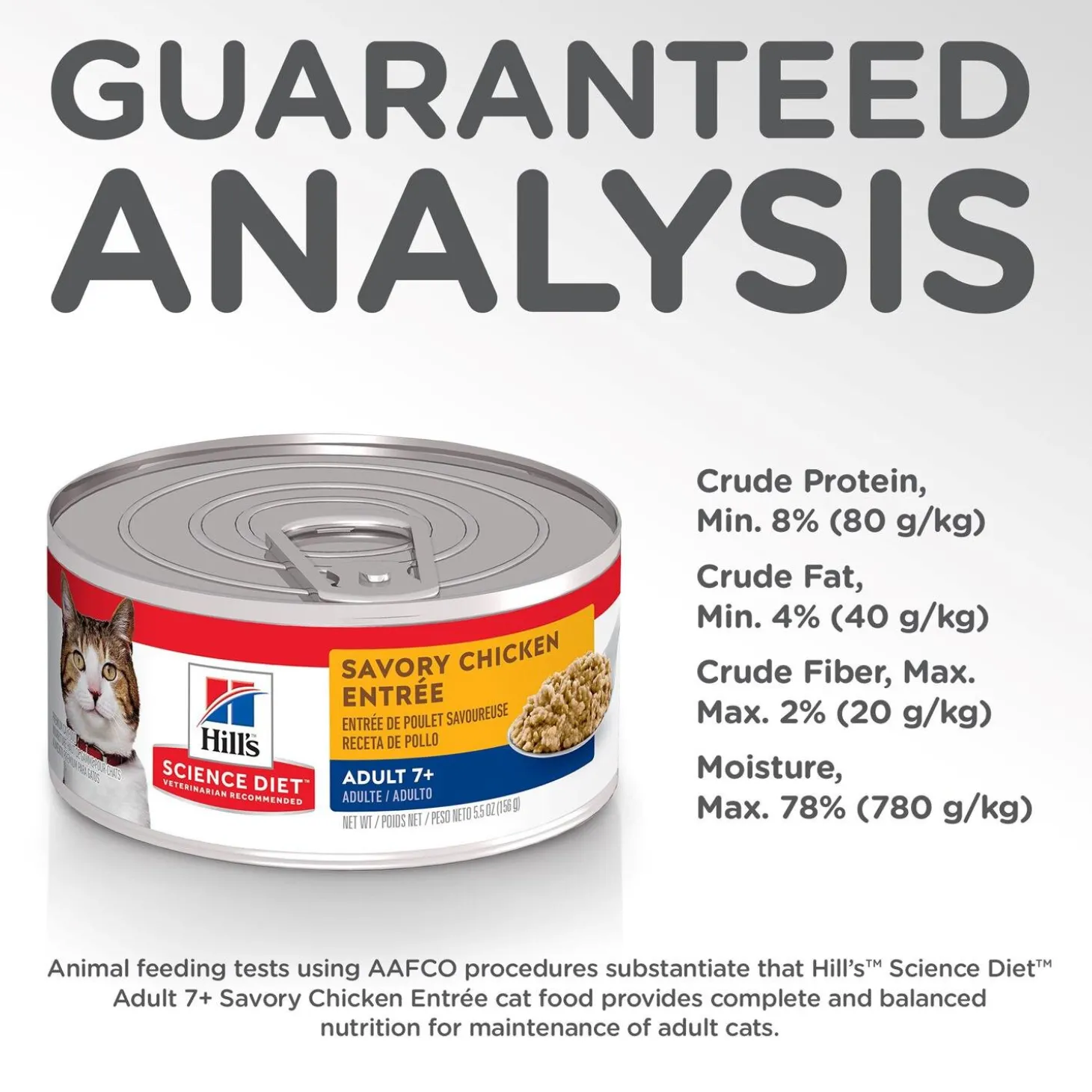 Savoury Chicken Entree Adult 7+ Cat Food