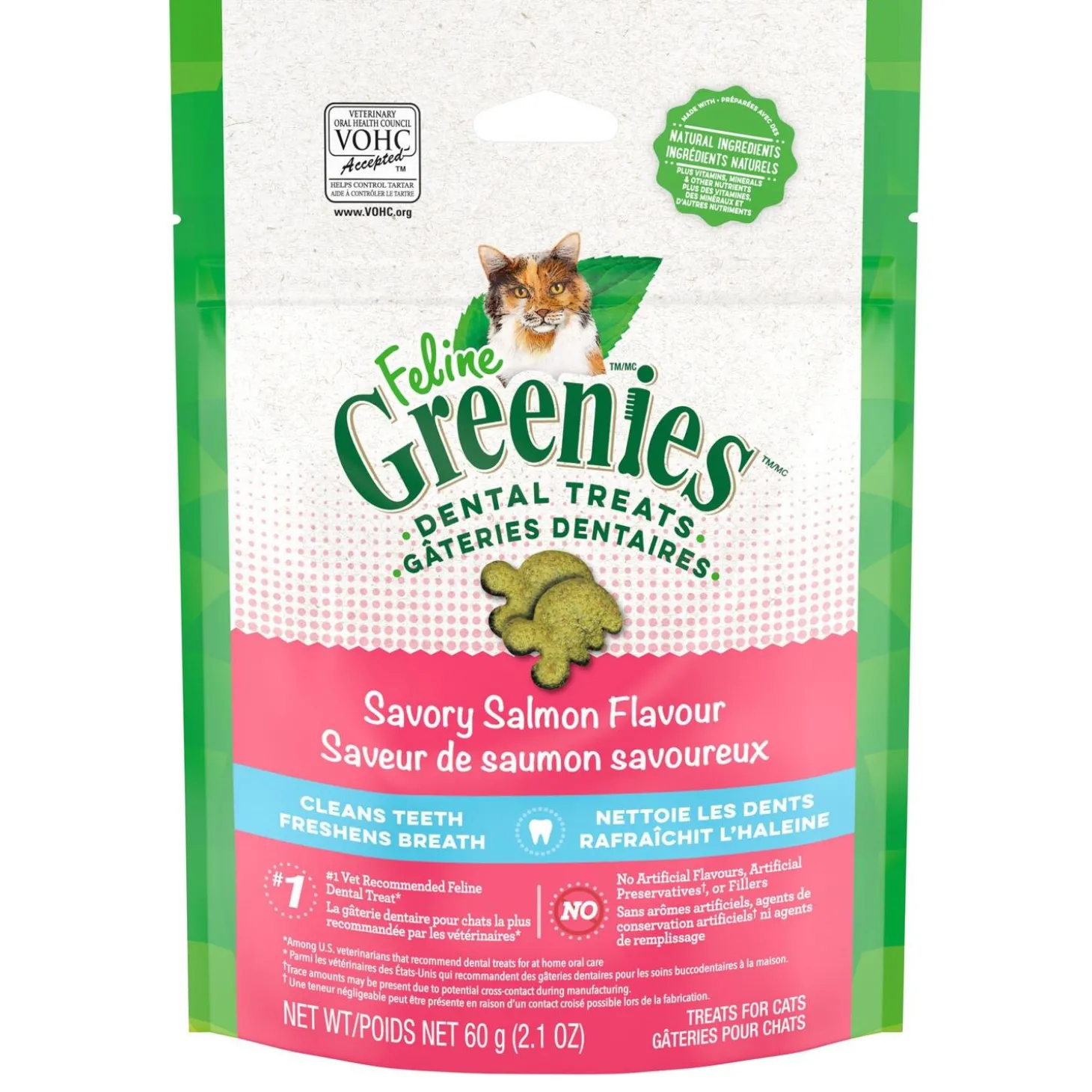 Savoury Salmon Flavour Dental Cat Treats