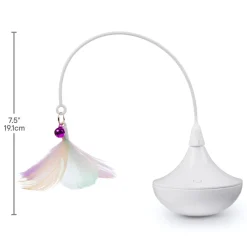 Semi-Automatic Spin N' Wobble Teaser Cat Toy