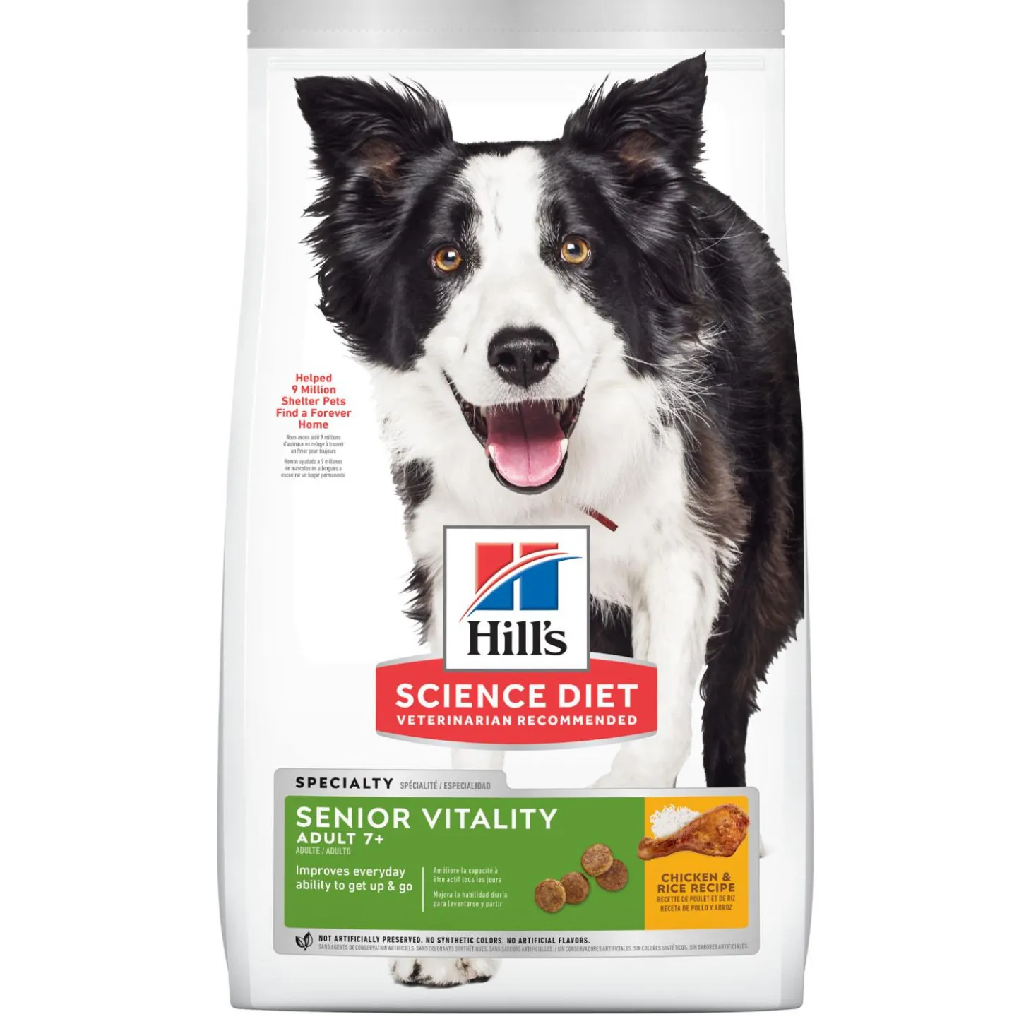 Senior Vitality Chicken & Rice Recipe Adult 7+ Dog Food