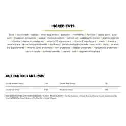 Sensitivities Limited Ingredient Grain-Free Duck Pate Recipe Cat Food