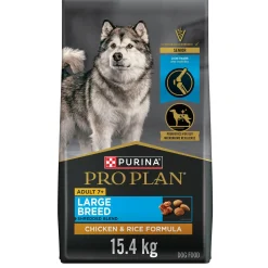 Shredded Blend Chicken & Rice Formula Large Breed Adult 7+ Dog Food