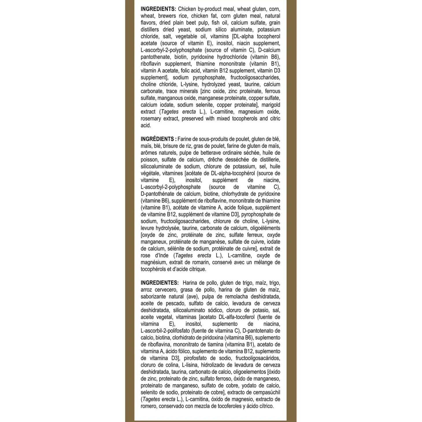 Siamese Adult Cat Food