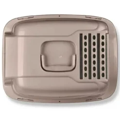 Sifting Enclosed Brown Litter Box