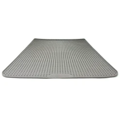 Silicone Grey Cat litter Mat