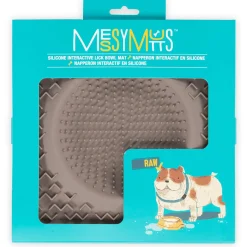 Silicone Therapeutic Grey Licking Bowl Mat