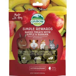Simple Rewards Apple & Banana Baked Small Animal Treats