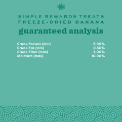 Simple Rewards Banana Small Animal Treats