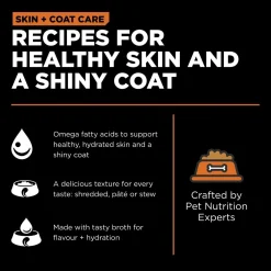 Skin + Coat Care Salmon Pate With Grains Recipe Cat Food