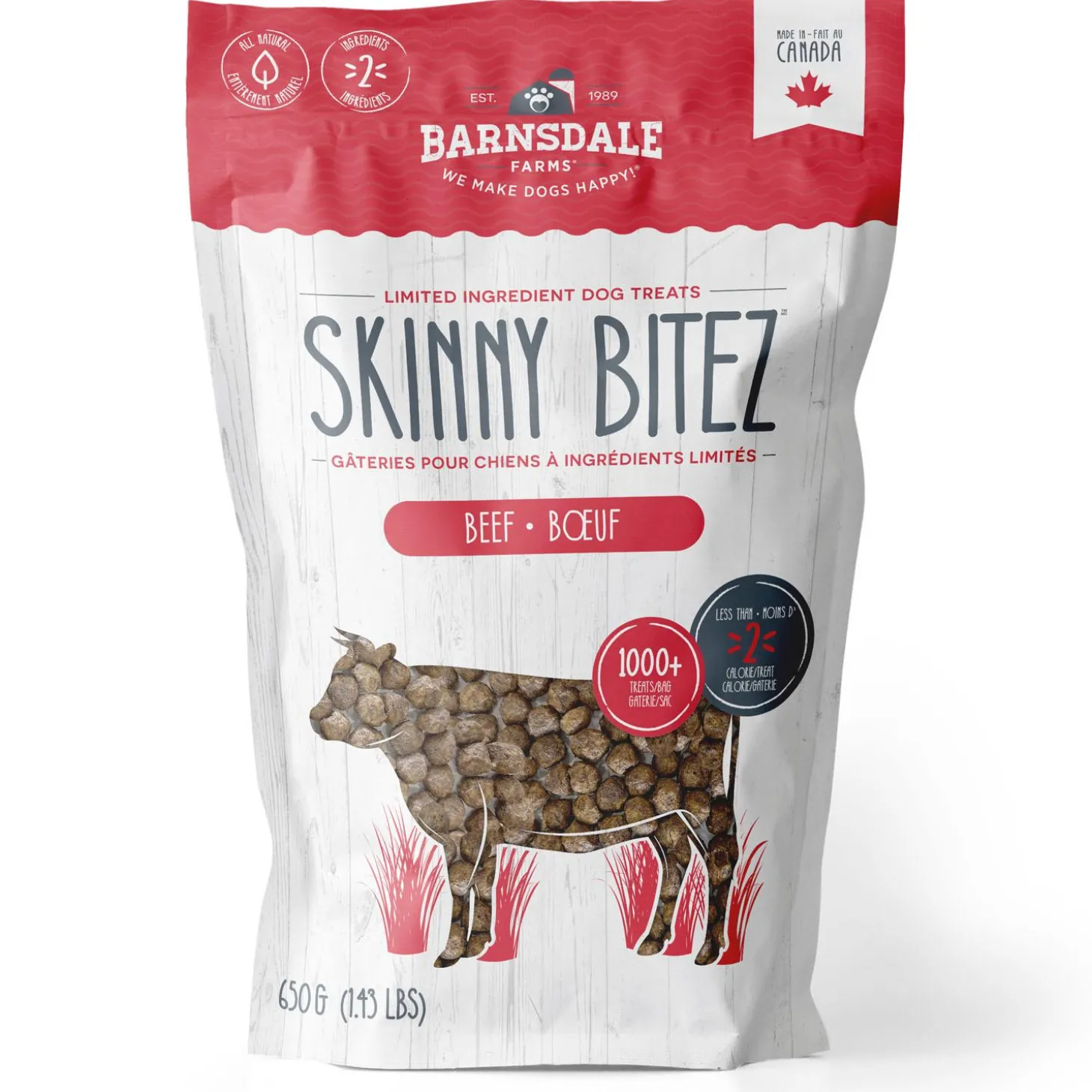 Skinny Bitez Beef Dog Treats