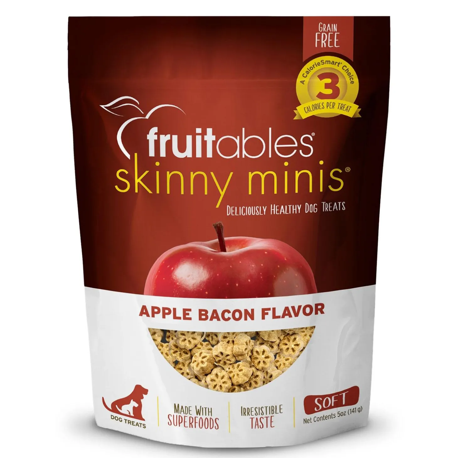 Skinny Minis Soft Apple Bacon Flavour Dog Treats