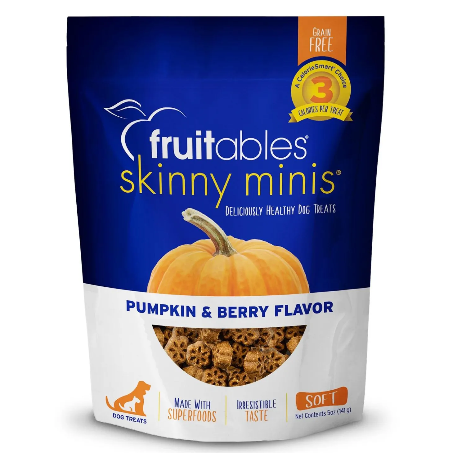 Skinny Minis Soft Pumpkin & Berry Flavour Dog Treats
