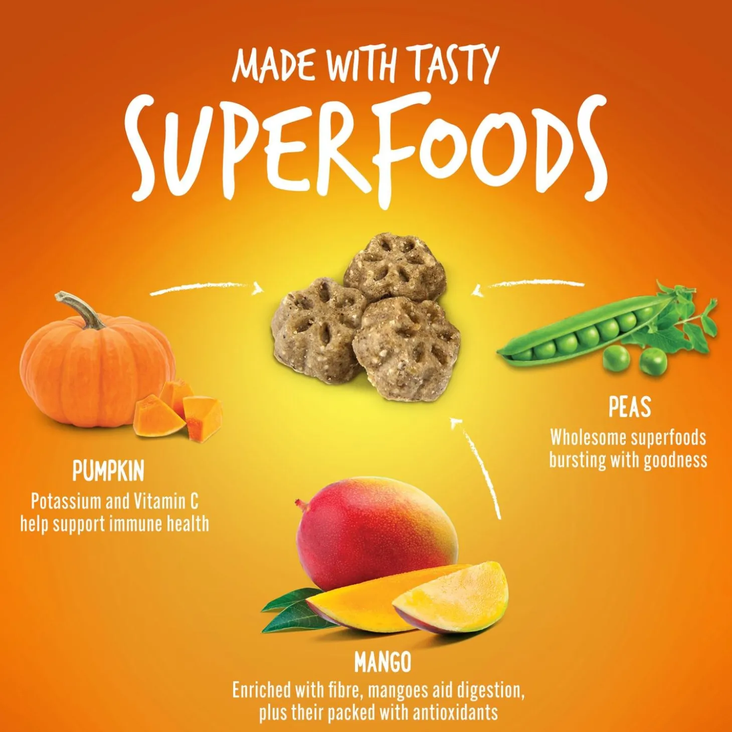 Skinny Minis Soft Pumpkin & Mango Flavour Dog Treats