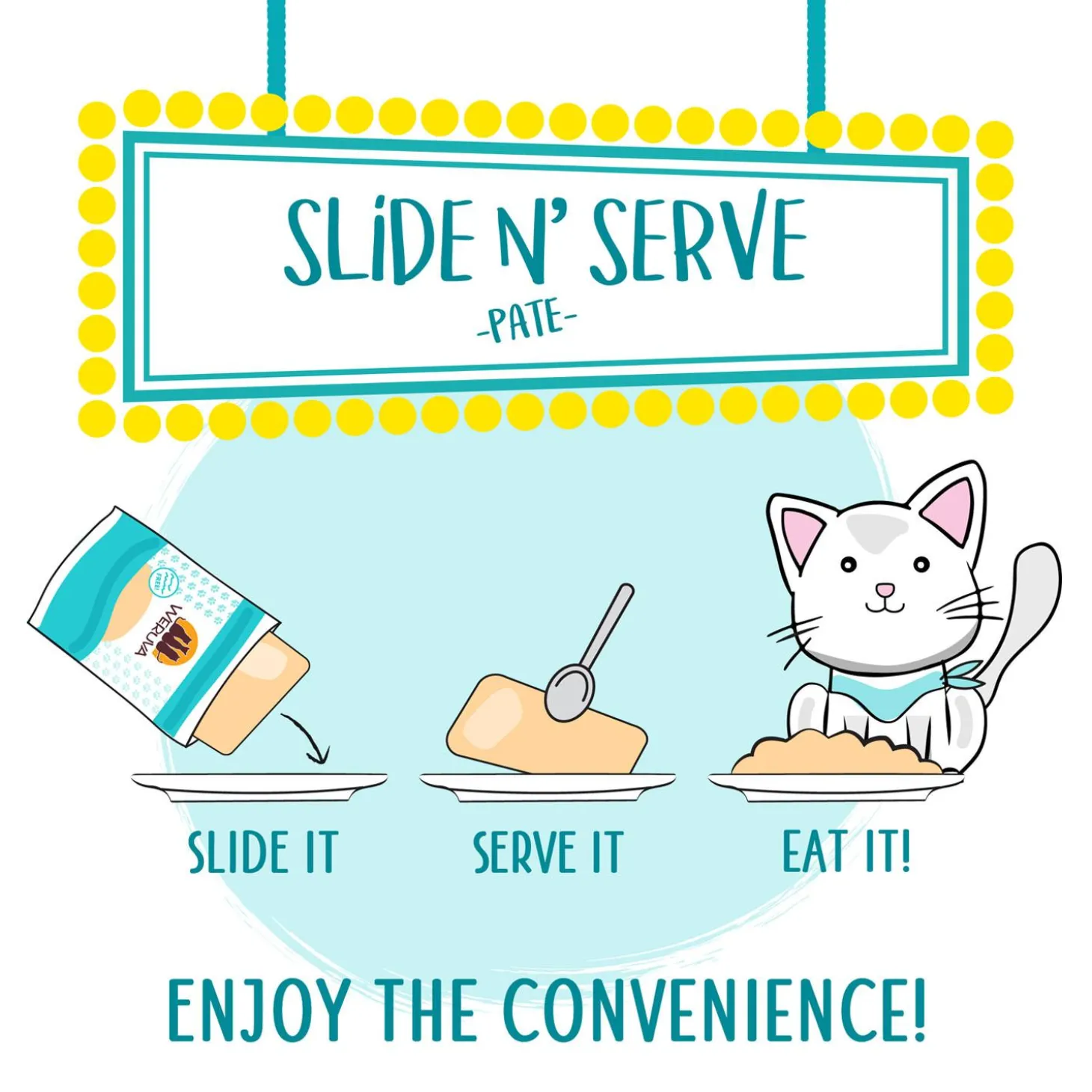 Slide N' Serve Pate Family Food Chicken Breast Dinner with Tuna Cat Food