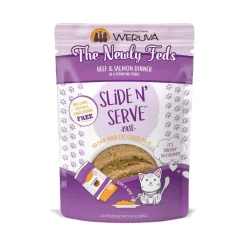 Slide N' Serve Pate The Newly Feds Beef & Salmon Dinner Cat Food