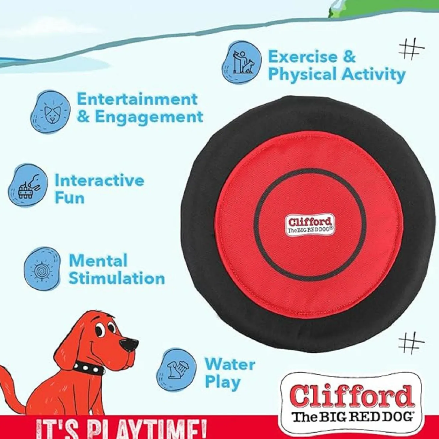 Sliding Flyer Dog Toy