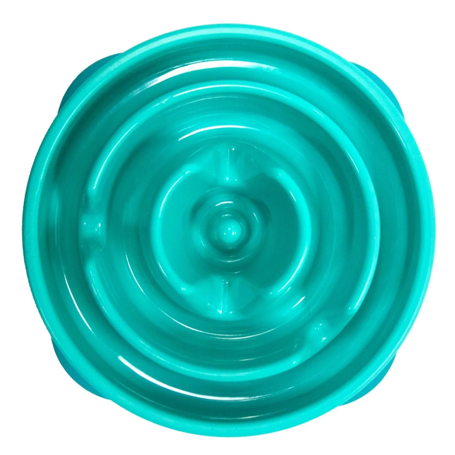 Slo-Bowl Mini Drop Teal Slow Feeder