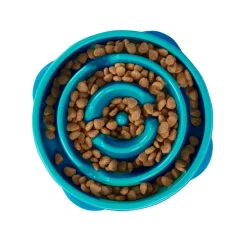 Slo-Bowl Mini Drop Teal Slow Feeder