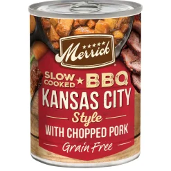 Slow Cooked BBQ Kansas City Style with Chopped Pork Adult Dog Food