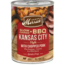 Slow Cooked BBQ Kansas City Style with Chopped Pork Adult Dog Food