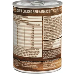 Slow Cooked BBQ Kansas City Style with Chopped Pork Adult Dog Food