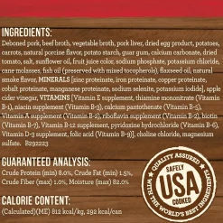 Slow Cooked BBQ Kansas City Style with Chopped Pork Adult Dog Food