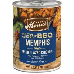 Slow Cooked BBQ Memphis Style with Glazed Chicken Adult Dog Food
