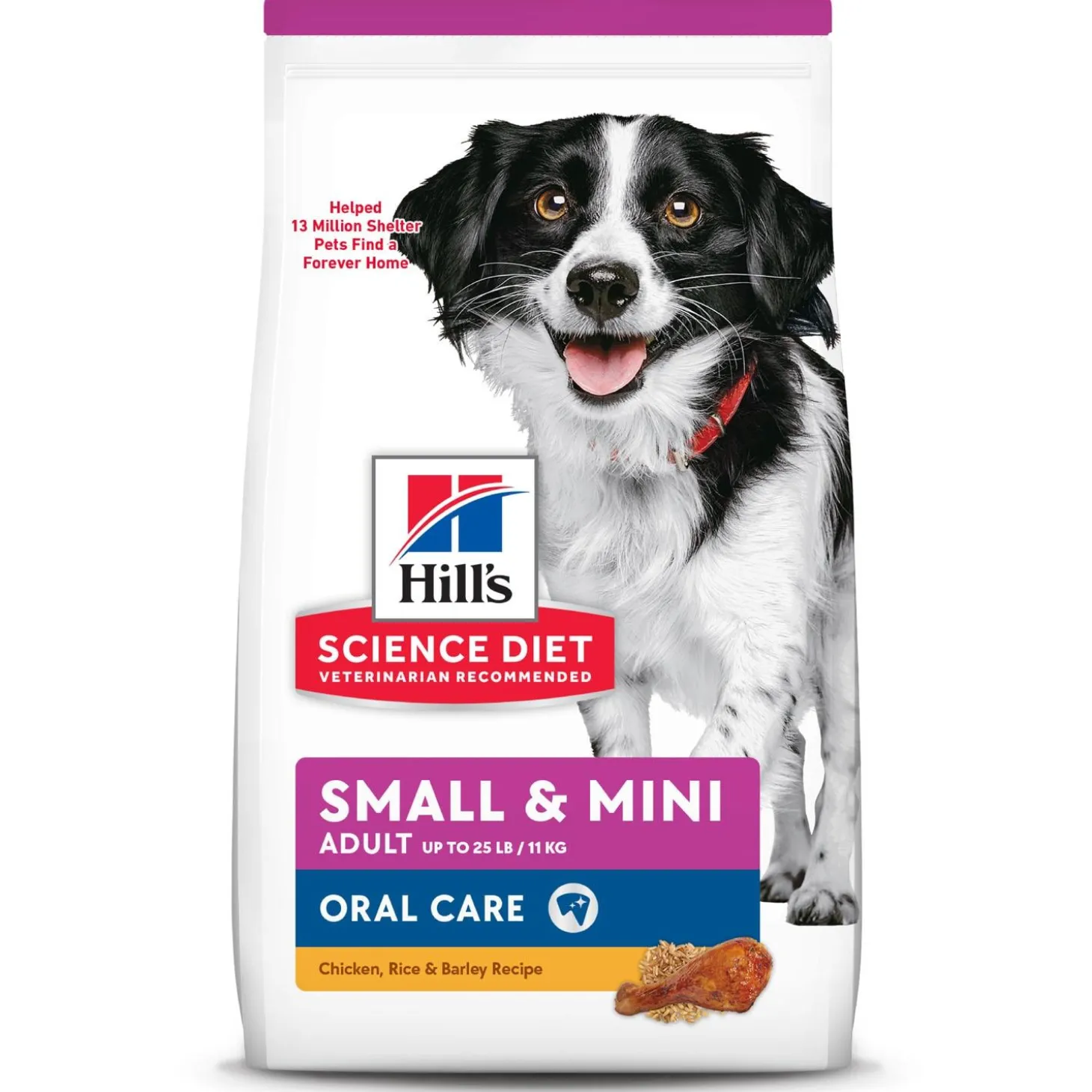 Small & Mini Oral Care Chicken Rice & Barley Recipe Adult Dog Food