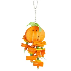 Small Orange Bird Toy